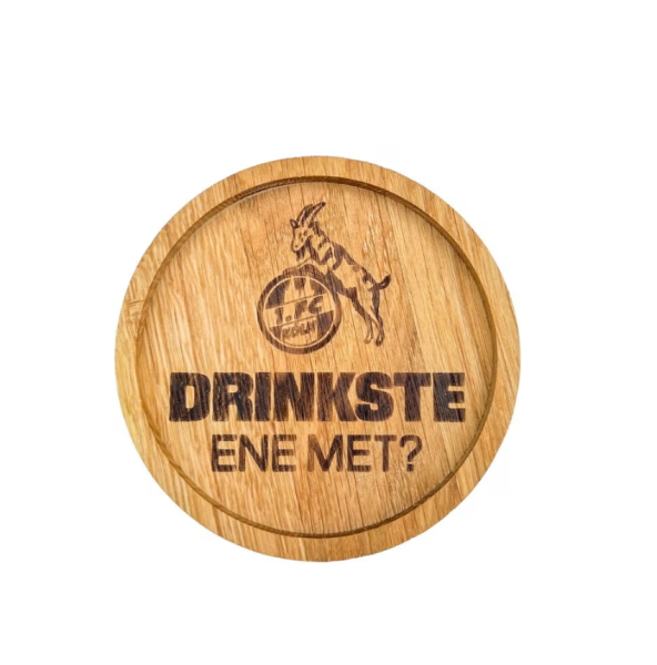 1. FC Köln - Holzuntersetzer "Drinkste ene met?"